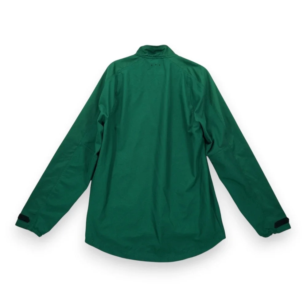 NCAA‎ Adidas Miami Hurricanes Jacket Green Climate Men's Quarter Zip Size Small